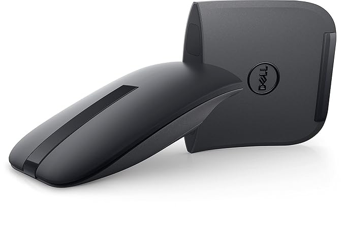 Dell-MS700 Bluetooth Travel Mouse, BT 5.0 LE, Optical LED, Movement Resolution-Adjustable at 1000, 1600 (default), 2400 & 4000, Sensitivity Switching 1000/1600/2400/4000 Dpi, Touch Scroll, Swift Pair